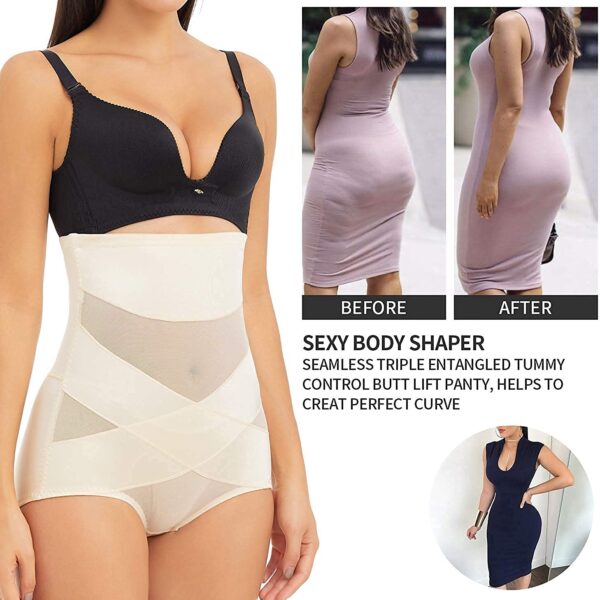 Shapewear for Women Tummy Control Body Shaper Slimming Spanks 4
