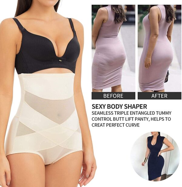 Shapewear for Women Tummy Control Body Shaper Slimming Spanks 4