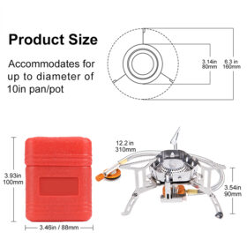 Camping Outdoor Windproof Gas Burner - image 4