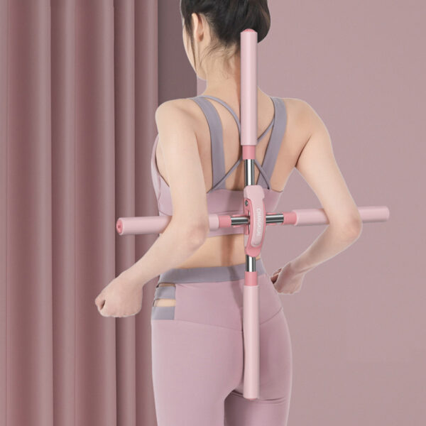 Yoga Hunchback Posture Corrector Adjustable Body Cross Open Back Correction Stick Fitness Gym Home Sports Training