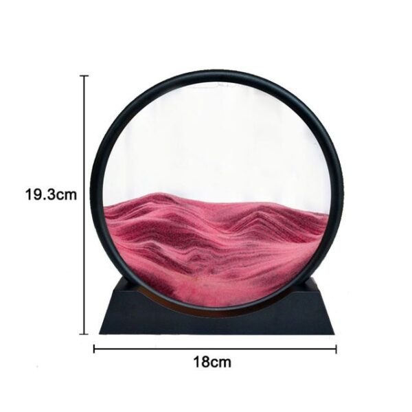 3D Quicksand Decor Picture Round Glass Moving Sand Art In Motion Display Flowing Sand Frame For 12.jpg 640x640 12