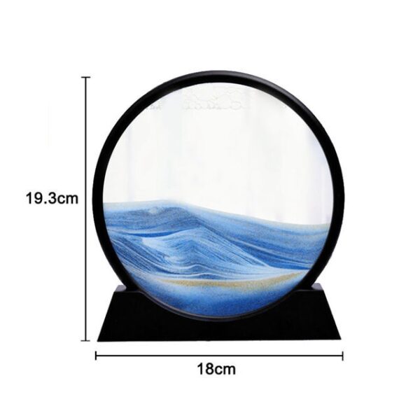 3D Quicksand Decor Picture Round Glass Moving Sand Art In Motion Display Flowing Sand Frame For 8.jpg 640x640 8