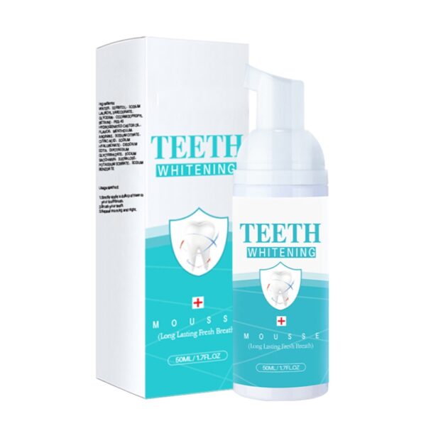 50ml Ultra Fine Mousse Foam Deep Cleansing Whitening Freshen Breath Whiten Teeth Dissolve Tooth Stains And 5