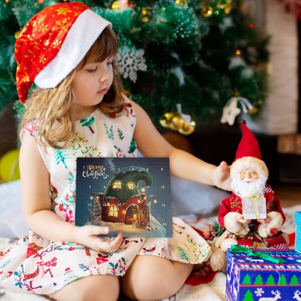 Kızlar Advent Takvimi Charm Bilezik 24 Gün Geri Sayım Advent Takvimi Charm Bilezik Yapma Kiti Noel DIY 1