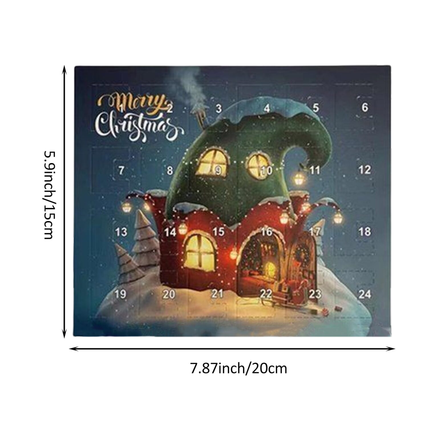 24 Days Countdown Calendar DIY Christmas Bracelets Set JOOPZY