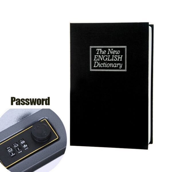 秘密書鎖鑰匙密碼隱藏盒保險箱鋼製模擬安全書籍保險箱高品質保險箱 30.jpg 640x640 30