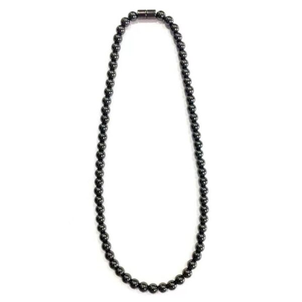 Unisex New Black Magnet Magnetic Therapy Necklace Men Weight Loss Necklace Slimming Fashion Magnet Chain Women 3