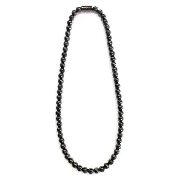 Unisex Nytt Svart Magnet Magnetisk Terapi Halsband Män Viktminskning Halsband Bantning Mode Magnet Kedja Kvinnor 3