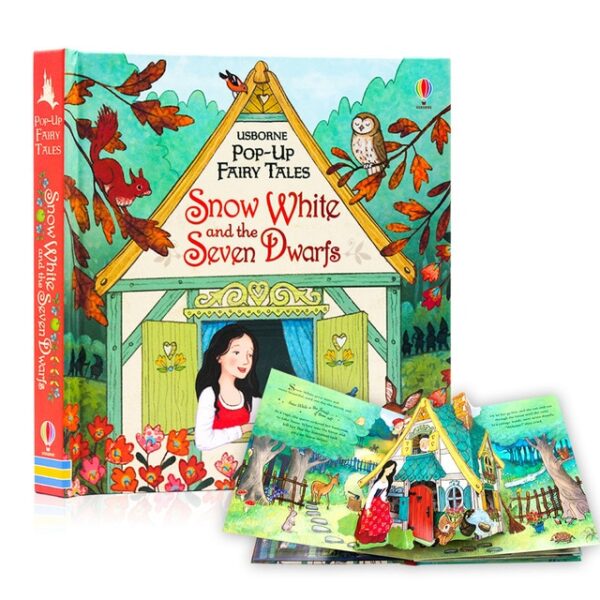 Usborne Pop Up Fairy Tales کتاب تصویری سه بعدی کارتن رنگ آمیزی فعالیت انگلیسی کتاب های داستان قبل از خواب برای 3.jpg 11x640 640