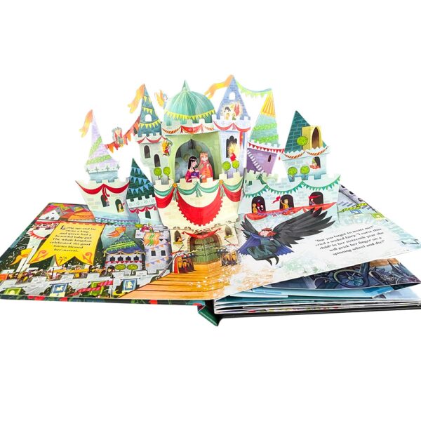 Usborne Pop-up Fairy Tales 3D Paveikslėlių Knyga Kartono Dažymas Anglų Veikla Prieš miegą Pasakų knygos 3 asmenims