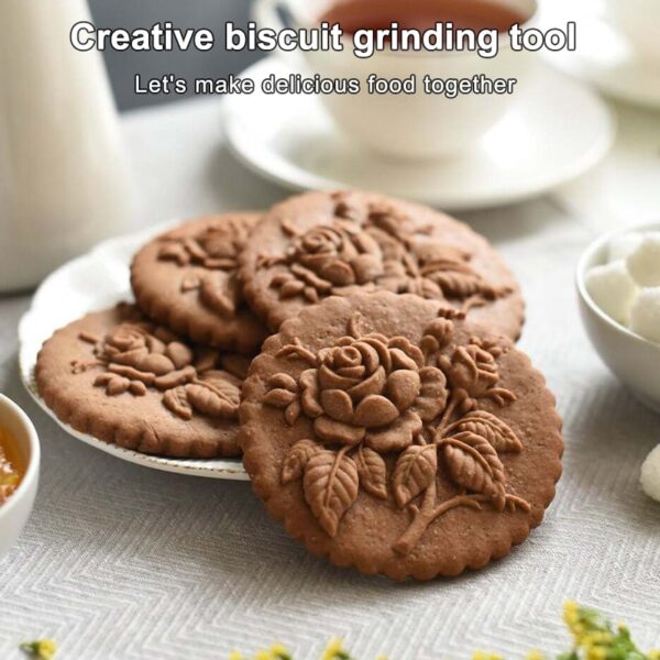 Wooden Cookie Mold Household Gingerbread Cake Mould Press 3D Biscuit Embossing Molds Bakery Gadget Baking Tool 1