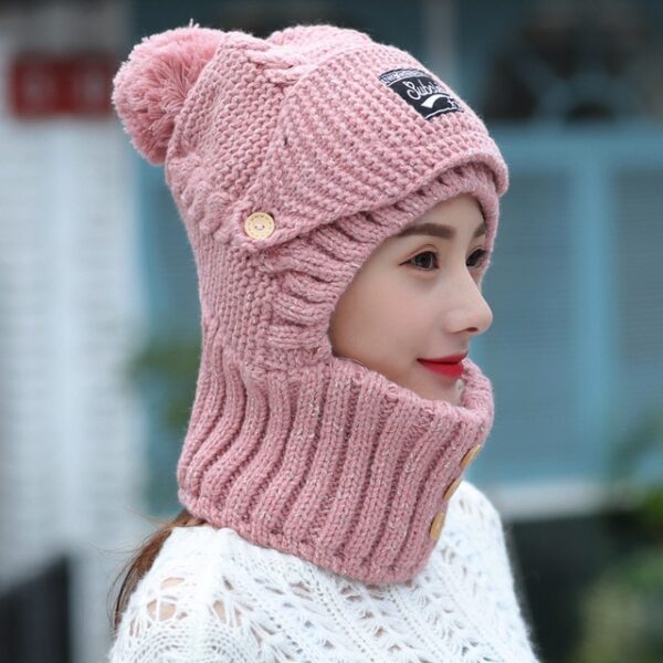 2021 Winter knitted Beanies Hats Women Thick Warm Beanie Skullies Hat Female balaclava Bonnet Beanie Caps 1.jpg 640x640 1