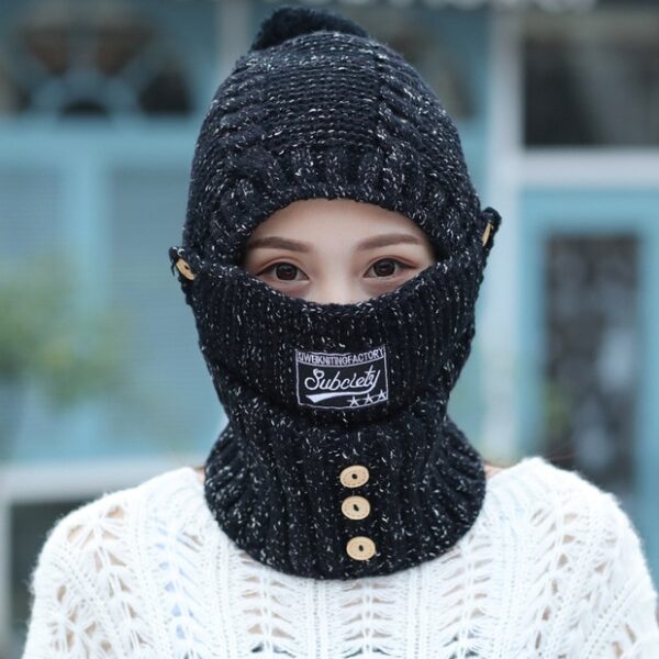 2021 Winter knitted Beanies Hats Women Thick Warm Beanie Skullies Hat Female balaclava Bonnet Beanie Caps 2.jpg 640x640 2