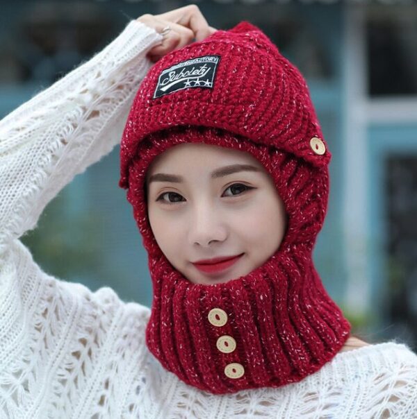 2021 Winter knitted Beanies Hats Women Thick Warm Beanie Skullies Hat Female balaclava Bonnet Beanie Caps 3.jpg 640x640 3