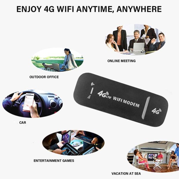 4G LTE USB Modem Dongle 150Mbps Wireless Network Adapter for Laptop PC Network Card Unlocked WiFi 4