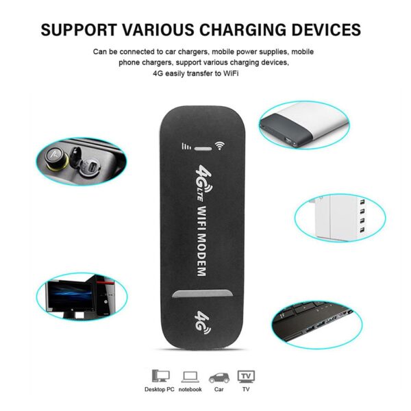 4G LTE USB modemový dongle 150 Mb/s bezdrôtový sieťový adaptér pre prenosný počítač sieťová karta odomknutá WiFi 5