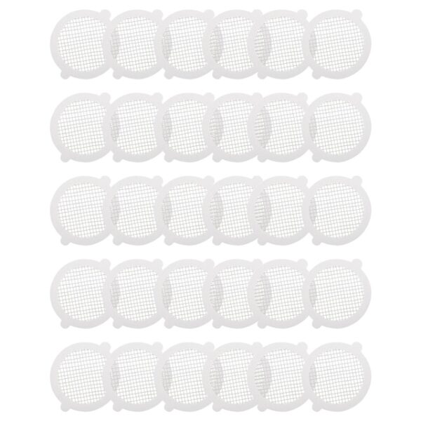 50Pcs Round Disposable Floor Drain Sticker Shower Bathroom Bathing Shower Hair Stoppers Catchers Net Home