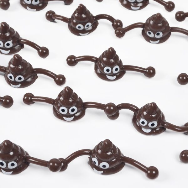 5Pcs Set Creative Catapult Poop Slingshot Poop To Vent Tricky Funny Climbing Wall Poop Funny Toys 4