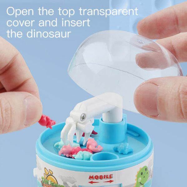 Capsule Machine Mini Dinosaur Catcher Interactive Toys Children s Toddler Mini Claw Machine Catching Grabbing Capsule 9