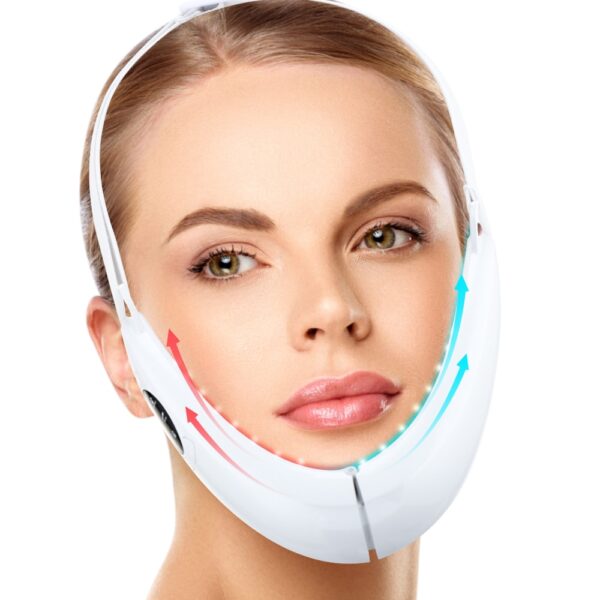EMS Facial Lifting Device LED Photon Therapy Face Slimming Vibration Massager Double Chin V Line Lift 6