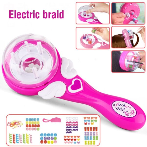 Electric Automatic Hair Braider DIY Braiding Hairstyle Tool Twist Braider Machine Hair Braid Weave Toys For 1