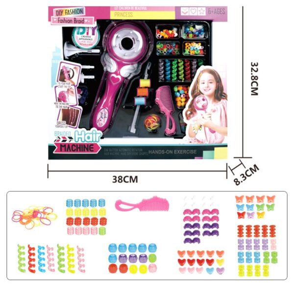 Electric Automatic Hair Braider DIY Braiding Hairstyle Tool Twist Braider Machine Hair Braid Weave Toys For 5