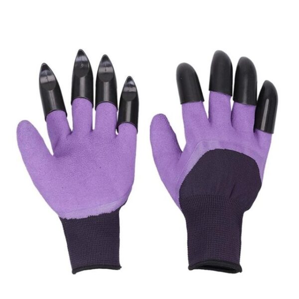 Garden Gloves With Claws ABS Plastic Garden Rubber Gloves Gardening Digging Planting Durable Waterproof Work Glove 3.jpg 640x640 3