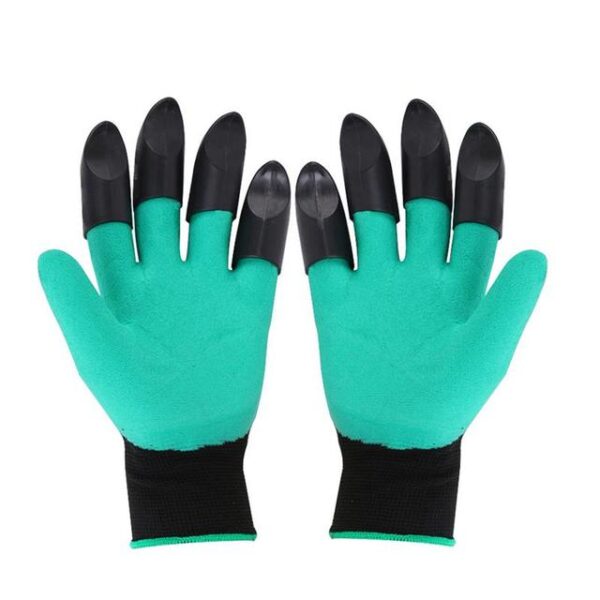 Garden Gloves With Claws ABS Plastic Garden Rubber Gloves Gardening Digging Planting Durable Waterproof Work Glove 4.jpg 640x640 4