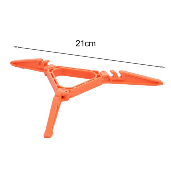 Gas Canister Stand Outdoor Foldable Gas Tank Bracket Camping Stove Tool Bottle Stand Tripod High Hardness 5