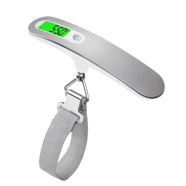 LCD Digital Luggage Scale 50kg Portable Electronic Scale Weight Balance Suitcase Travel Bag Hanging Steelyard Hook 1