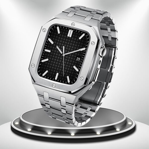 Luxury Modification Mod Kit for Apple Watch 7 Case Strap 45mm 44mm Metal Bezel Frame for 1.jpg 640x640 1