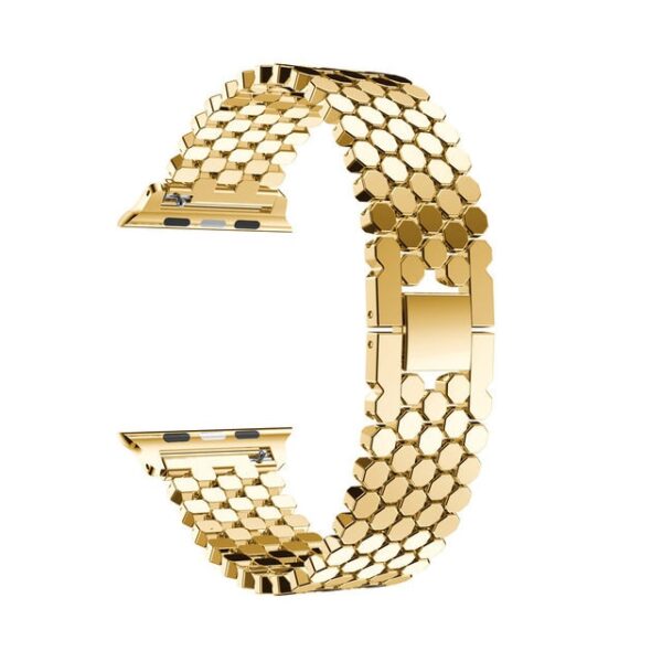 Luxury Steel link Bracelet Strap For Apple Watch Band 44mm 40mm 42mm 38mm For iwatch series 1.jpg 640x640 1