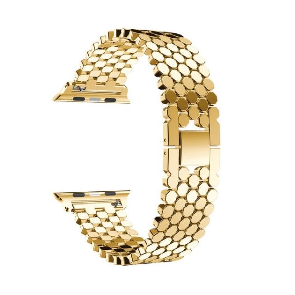 Luxury Steel link Bracelet Strap For Apple Watch Band 44mm 40mm 42mm 38mm For iwatch series 1.jpg 640x640 1