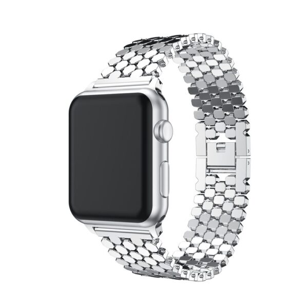 Luxury Steel link Bracelet Strap For Apple Watch Band 44mm 40mm 42mm 38mm For iwatch series 2