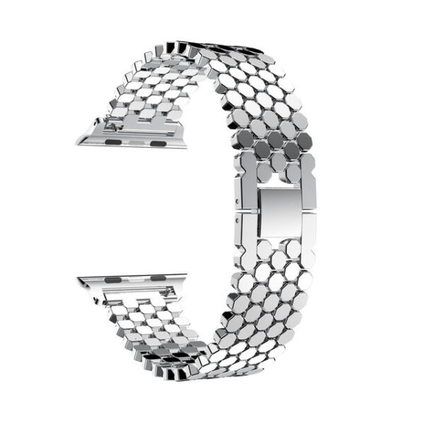 Luxury Steel link Bracelet Strap For Apple Watch Band 44mm 40mm 42mm 38mm For iwatch series 3.jpg 640x640 3