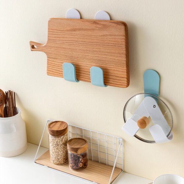 New Adjustable Pot Lid Holder Cabinet Door Pan Lid Organizer Cutting Boards Pots Hanging Holders pan 5