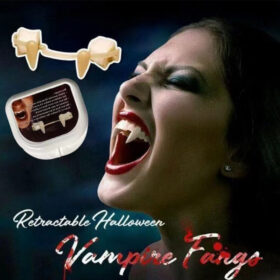 Retractable Halloween Vampire Fangs - image 1