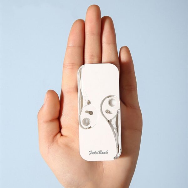 အိတ်ဆောင် Mini Dual Switch Dental Floss သိုလှောင်မှုသေတ္တာ Dustproof ရေစိုခံ အလိုအလျောက် ထုတ်လွှတ်ခြင်း Floss Organizer Floss Stick 2