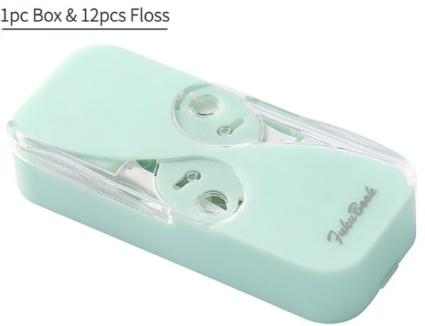 Mini întrerupător portabil cu dublu cutie de depozitare pentru ață dentară, rezistentă la praf, impermeabilă, cu evacuare automată a aței dentare, organizator pentru ață dentară 2.jpg 640x640 2