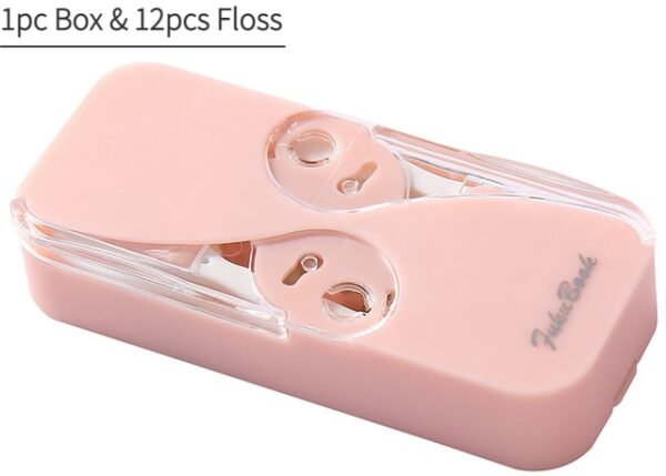 အိတ်ဆောင် Mini Dual Switch Dental Floss သိုလှောင်မှုသေတ္တာ Dustproof ရေစိုခံ အလိုအလျောက် ထုတ်လွှတ်မှု Floss Organizer Floss Stick 3.jpg 640x640 3