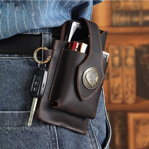 Vintage Leather Belt Waist Bag Pack Men Tactical Multifunction Holster Portable Key Holder Mobile Phone Cigarette 1.jpg 640x640 1