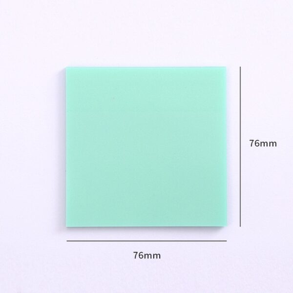 Waterproof PET Transparent Sticky Notes Memo Pad 50 Sheets Stickers Daily To Do List Note Paper 2.jpg 640x640 2