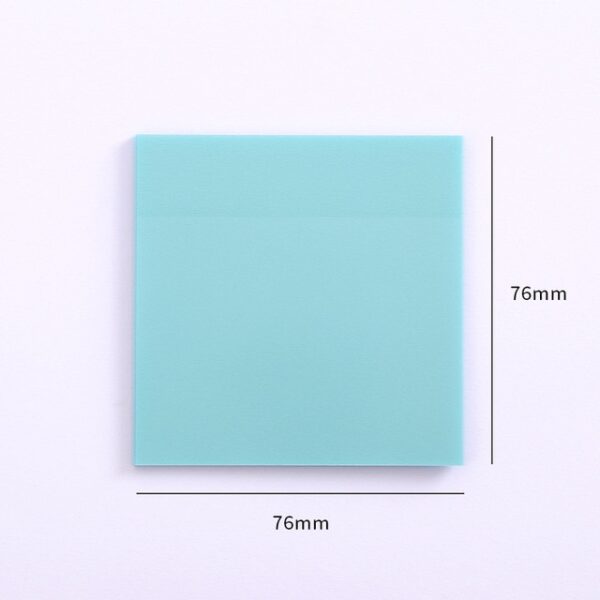 Waterproof PET Transparent Sticky Notes Memo Pad 50 Sheets Stickers Daily To Do List Note Paper 4.jpg 640x640 4