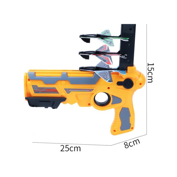 Wonderlife Plane Ejection Pistol Glider Launcher Outdoors Bubble Catapult Toy Catapult Aeroplane Performance Long Gliding Toy 2