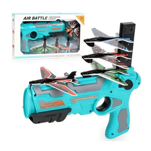 Wonderlife Plane Ejection Pistol Glider Launcher Outdoors Bubble Catapult Toy Catapult Aeroplane Performance Long Gliding