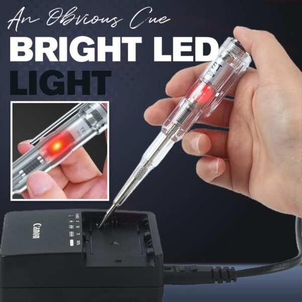 70 250V Electrical Tester Pen Waterproof Induced Voltage Responsive Tester Screwdriver Tool w Probe Indicator Light 2