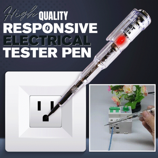 70 250V Electrical Tester Pen Waterproof Induced Voltage Responsive Tester Screwdriver Tool w Probe Indicator Light