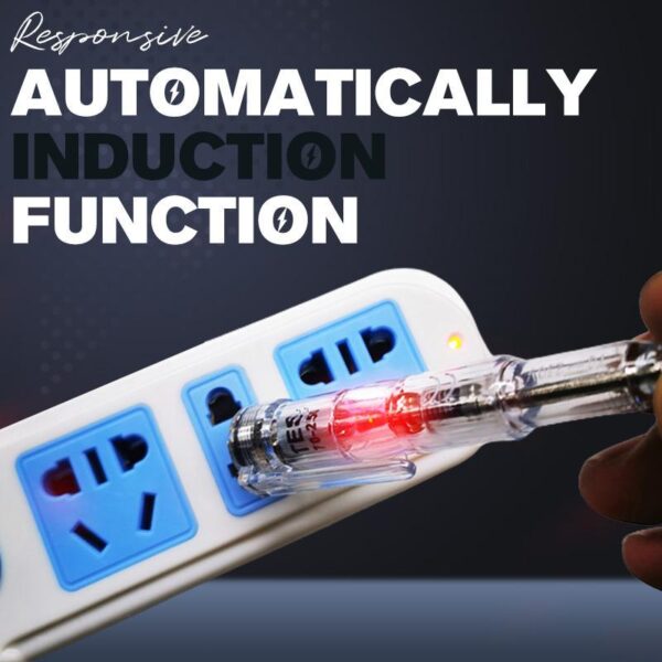 70 250V 電気テスターペン 防水 誘導電圧応答テスター ドライバーツール プローブインジケーターライト付き