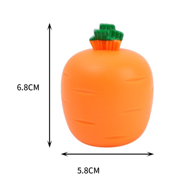 Carrot Rabbit Cup Squeeze Toys Χαριτωμένα κινούμενα σχέδια Παιχνίδια ανακούφισης από το άγχος Παιδιά Παιδικά Αντιστρες Αισθησιακό παιχνίδι Fidget 4