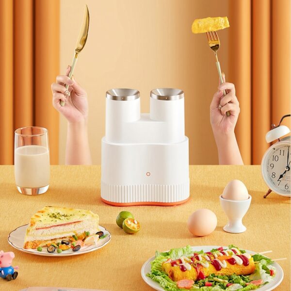 Double tube Egg Roll Maker Breakfast Omelette Machine Automatic Egg Sausage Machine Egg Cooker Non Stick 2